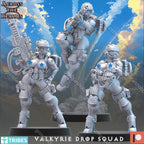 Across the Realms Valkyrie Drop Squad – 32mm Ready-to-Ship 3D Printed Resin Model Kit