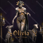 Dungeons & Maidens Olivia 32/75mm 3D Resin Miniature