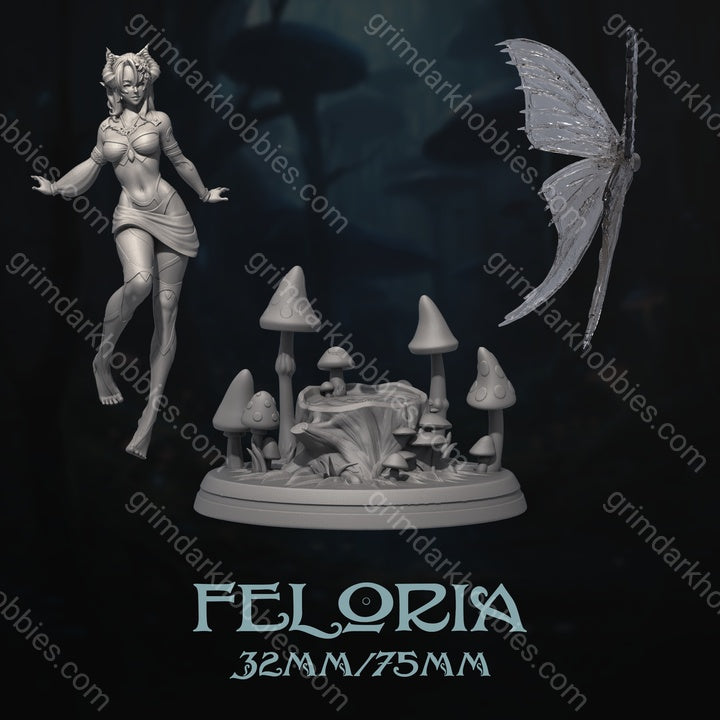 Dungeons & Maidens Feloria 32/75mm 3D Resin Miniature