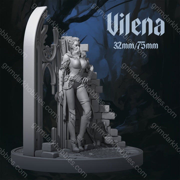 Dungeons & Maidens Vilena 32/75mm 3D Resin Miniature