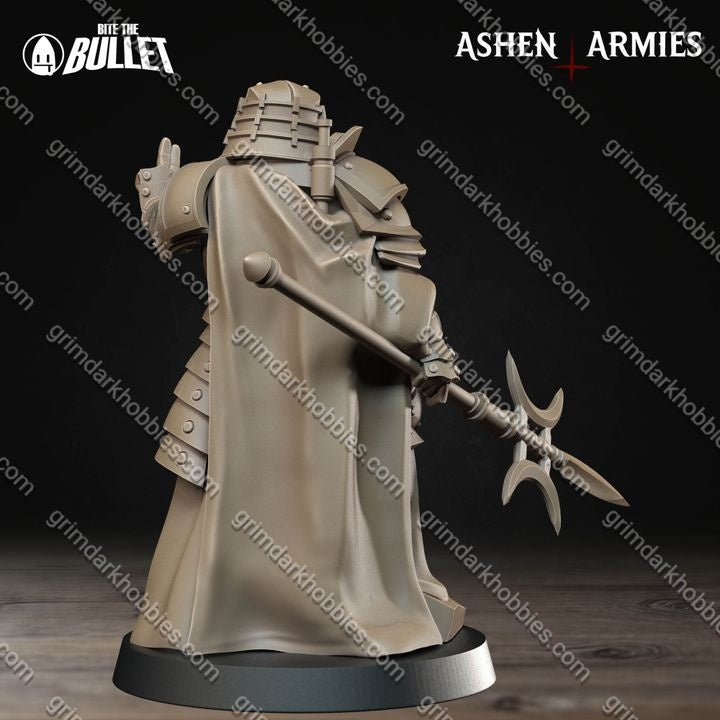 Ashen Armies Holy Shogunate Observer
– 32mm Ready-to-Ship 3D Printed Resin Miniature