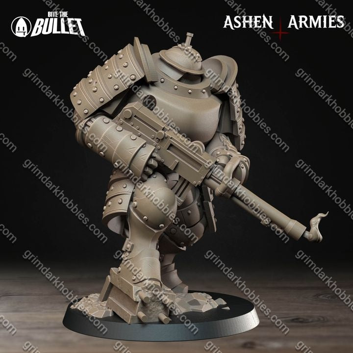 Ashen Armies Holy Shogunate Mechanized Infantry
– 32mm Ready-to-Ship 3D Printed Resin Miniature