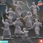 Across the Realms Klefts and Armatoloi – 32mm Ready-to-Ship 3D Printed Resin Model Kit