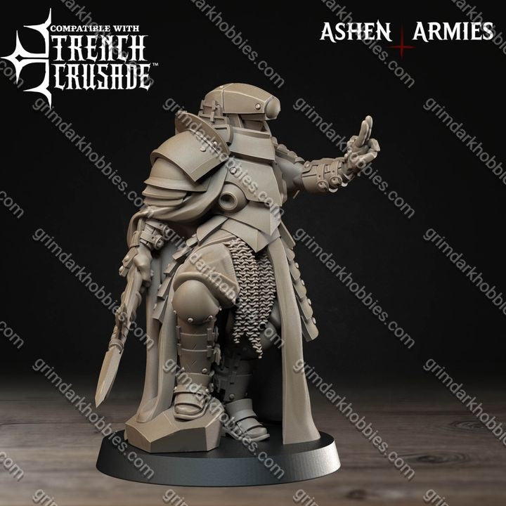 Ashen Armies Holy Shogunate Observer
– 32mm Ready-to-Ship 3D Printed Resin Miniature