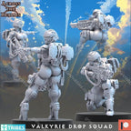 Across the Realms Valkyrie Drop Squad – 32mm Ready-to-Ship 3D Printed Resin Model Kit