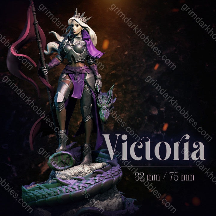Dungeons & Maidens Victoria 32/75mm 3D Resin Miniature