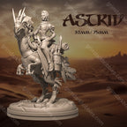 Dungeons & Maidens Astrid on Mount 32/75mm 3D Resin Miniature