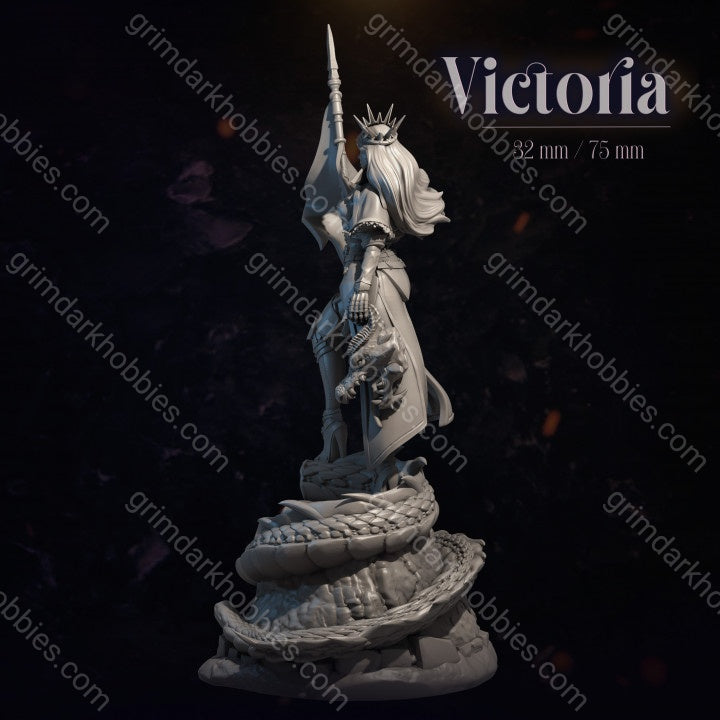 Dungeons & Maidens Victoria 32/75mm 3D Resin Miniature