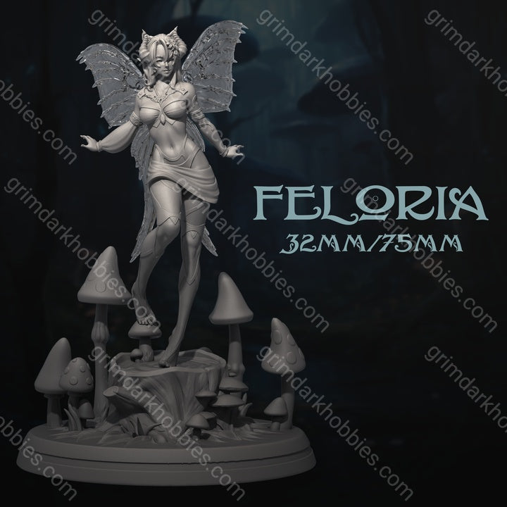 Dungeons & Maidens Feloria 32/75mm 3D Resin Miniature