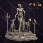 Dungeons & Maidens Olivia 32/75mm 3D Resin Miniature