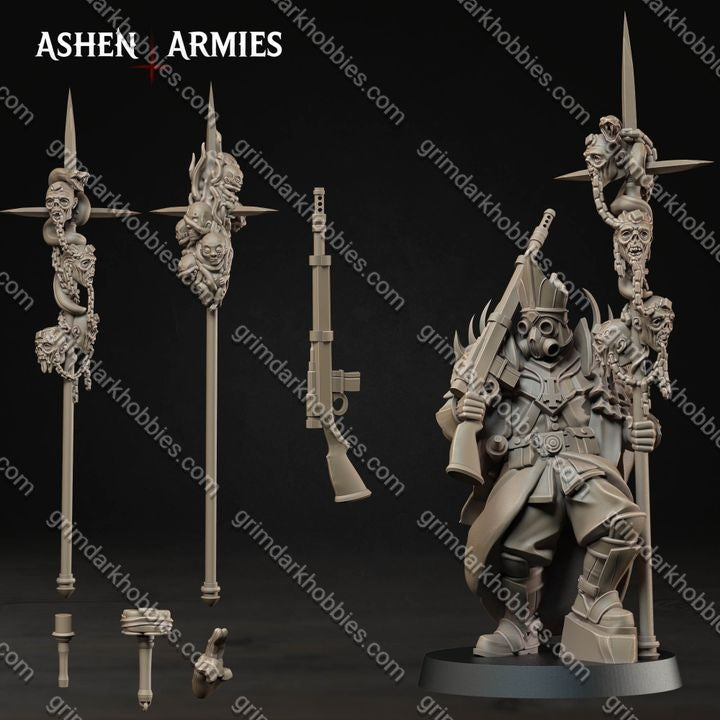 Ashen Armies Hellbound Apostasy Heretic Priest
– 32mm Ready-to-Ship 3D Printed Resin Miniature