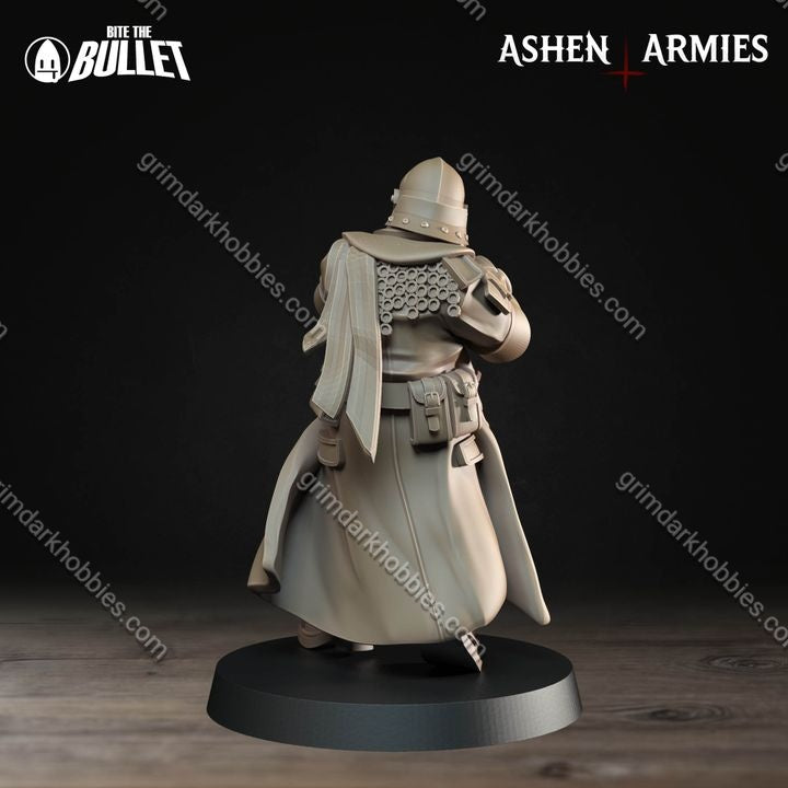 Ashen Armies Sanctified Legion Yeomen (4 Models)
 – 32mm Ready-to-Ship 3D Printed Resin Miniature