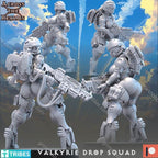 Across the Realms Valkyrie Drop Squad – 32mm Ready-to-Ship 3D Printed Resin Model Kit