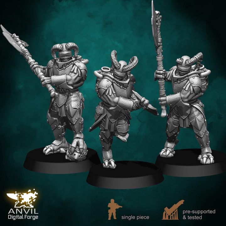 Anvil Hell-Kin Legions 28/32mm 3D Resin Miniatures Single-Piece