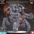 Across the Realms Exosuits of Redemption – 32mm 3D Printed Resin Miniature Kit / Model Kit