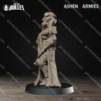 Ashen Armies Holy Shogunate Combat Medic
– 32mm Ready-to-Ship 3D Printed Resin Miniature
