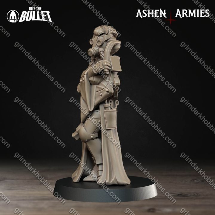 Ashen Armies Holy Shogunate Combat Medic
– 32mm Ready-to-Ship 3D Printed Resin Miniature