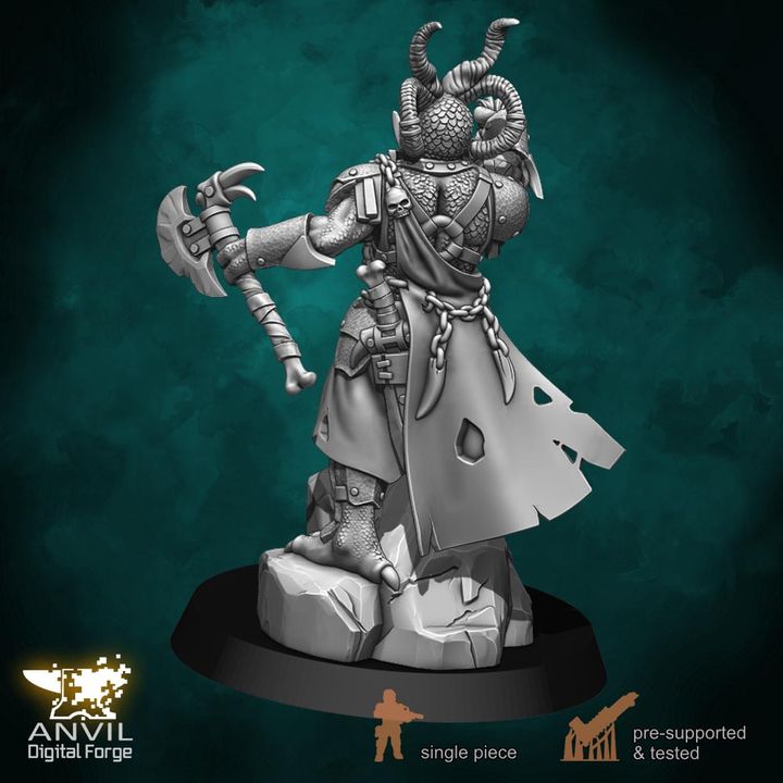 Anvil Hell-Kin Legions 28/32mm 3D Resin Miniatures Single-Piece
