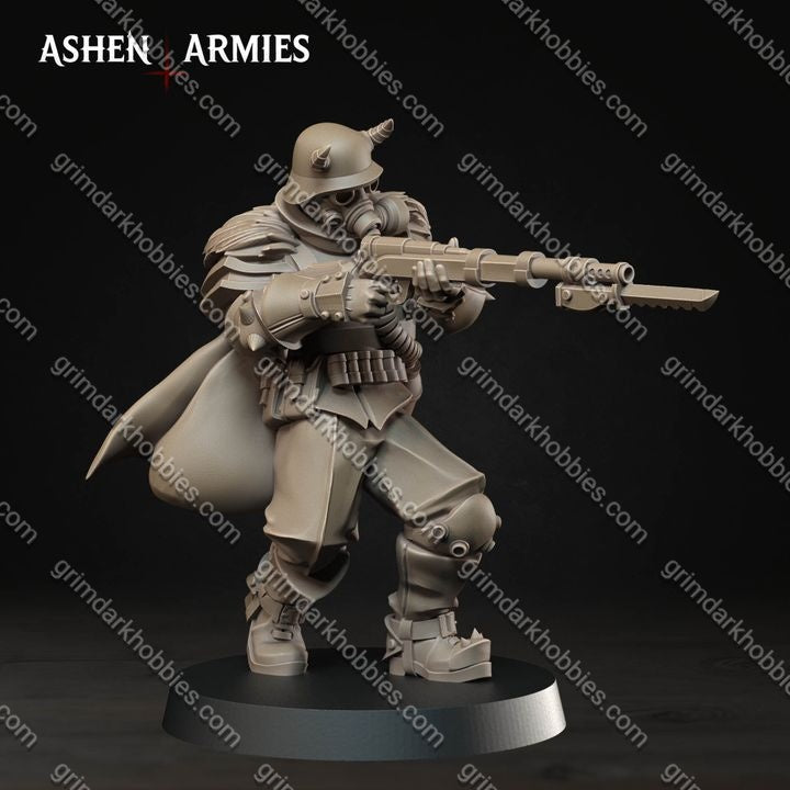 Ashen Armies Hellbound Apostasy Heretic Troopers – 32mm Ready-to-Ship 3D Printed Resin Miniatures
