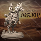 Dungeons & Maidens Astrid on Mount 32/75mm 3D Resin Miniature
