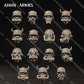 Ashen Armies Hellbound Apostasy Modular Heads – 32mm Ready-to-Ship 3D Printed Resin Miniatures