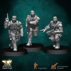 Anvil HiTech Sneaking Suits 28/32mm 3D Resin Miniatures Single-Piece