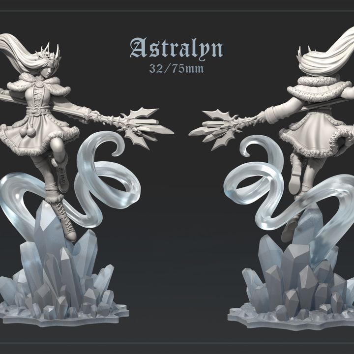 Dungeons & Maidens Astralyn 32/75mm 3D Resin Miniature