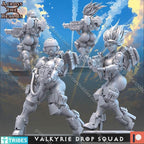 Across the Realms Valkyrie Drop Squad – 32mm Ready-to-Ship 3D Printed Resin Model Kit