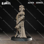 Ashen Armies Holy Shogunate Combat Medic
– 32mm Ready-to-Ship 3D Printed Resin Miniature