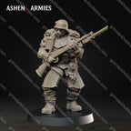Ashen Armies Hellbound Apostasy Heretic Troopers – 32mm Ready-to-Ship 3D Printed Resin Miniatures
