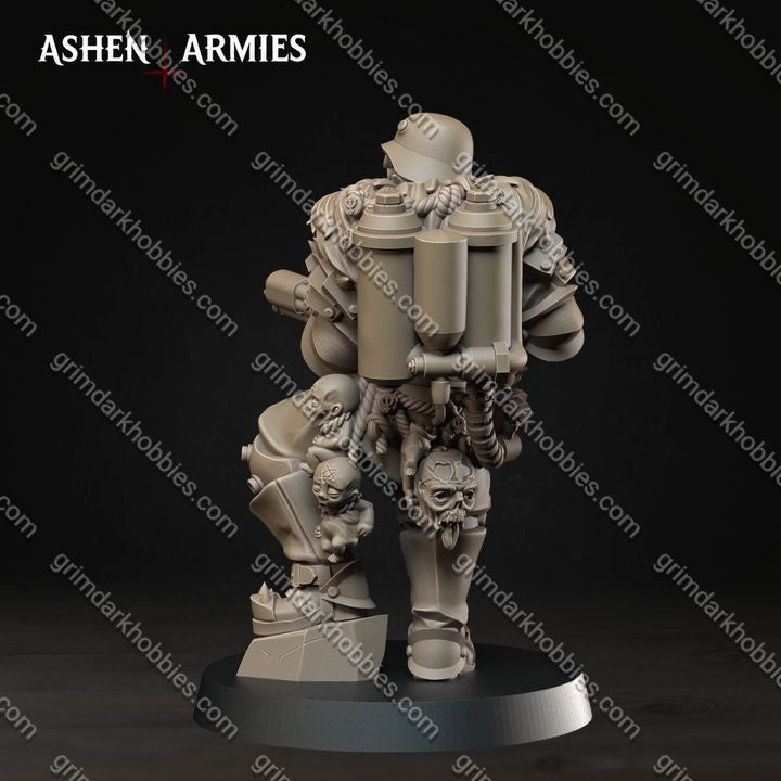 Ashen Armies Hellbound Apostasy Heretic Troopers – 32mm Ready-to-Ship 3D Printed Resin Miniatures