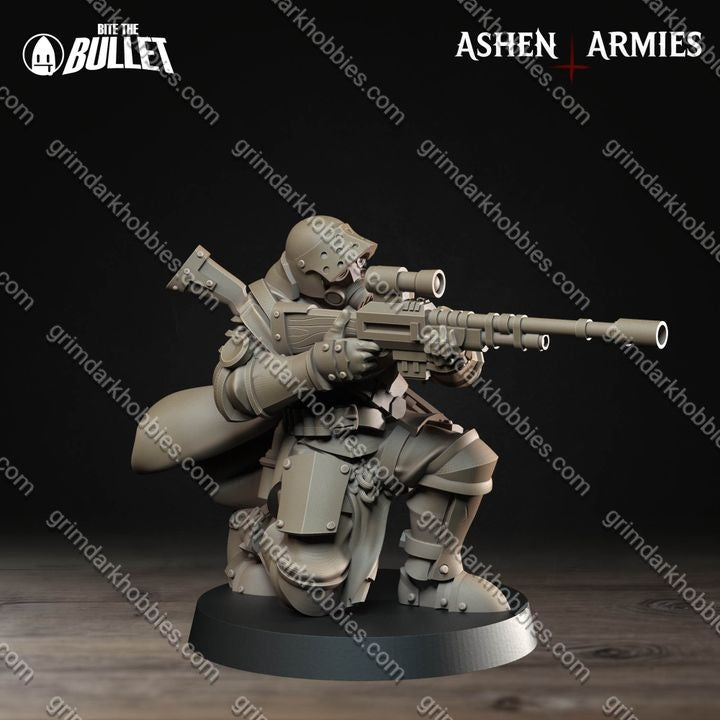 Ashen Armies Sanctified Legion Shocktroopers (4 Models)
 – 32mm Ready-to-Ship 3D Printed Resin Miniatures
