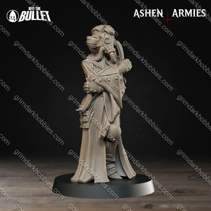 Ashen Armies Holy Shogunate Combat Medic
– 32mm Ready-to-Ship 3D Printed Resin Miniature