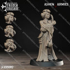 Ashen Armies Holy Shogunate Combat Medic
– 32mm Ready-to-Ship 3D Printed Resin Miniature