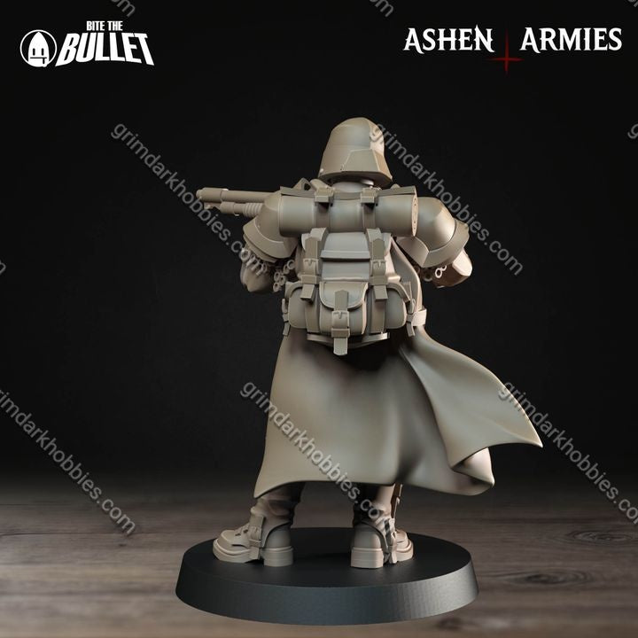 Ashen Armies Sanctified Legion Yeomen (4 Models)
 – 32mm Ready-to-Ship 3D Printed Resin Miniature