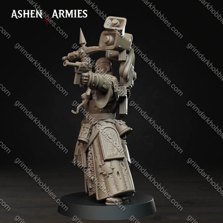 Ashen Armies Bleeding Procession War Prophet  – 32mm Ready-to-Ship 3D Printed Resin Miniature