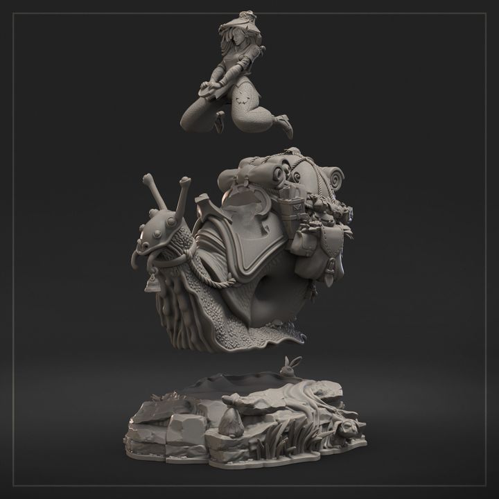 Dungeons & Maidens Luma 32/75mm 3D Resin Miniature