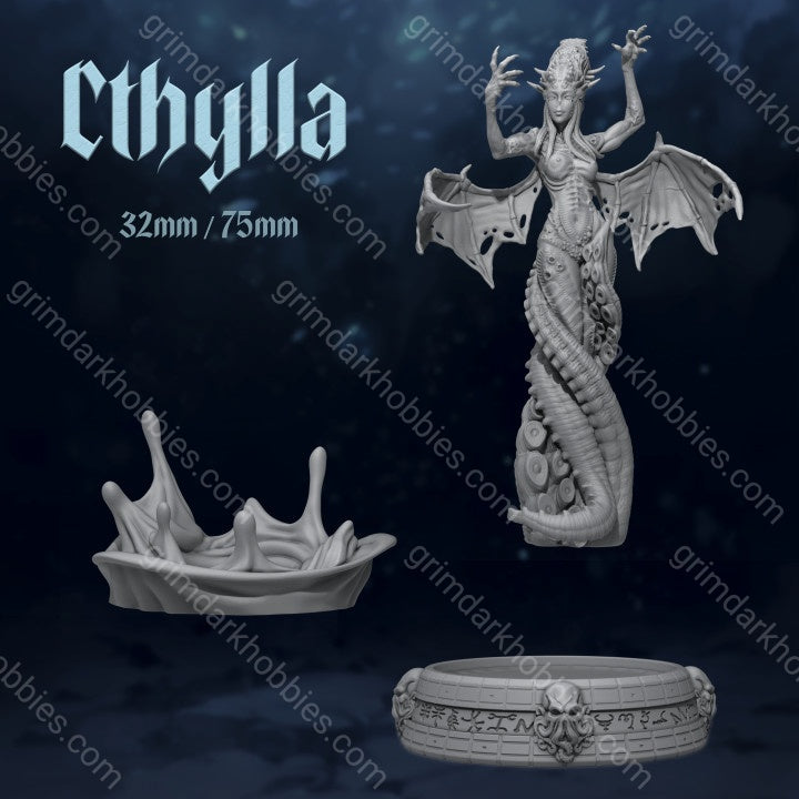 Dungeons & Maidens Cthylla 32/75mm 3D Resin Miniature