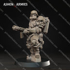 Ashen Armies Hellbound Apostasy Heretic Troopers – 32mm Ready-to-Ship 3D Printed Resin Miniatures
