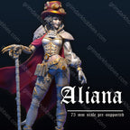 Dungeons & Maidens Aliana 32/75mm 3D Resin Miniature