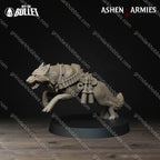 Ashen Armies Sanctified Legion Combat Dogs (4 Models)
 – 32mm Ready-to-Ship 3D Printed Resin Miniatures