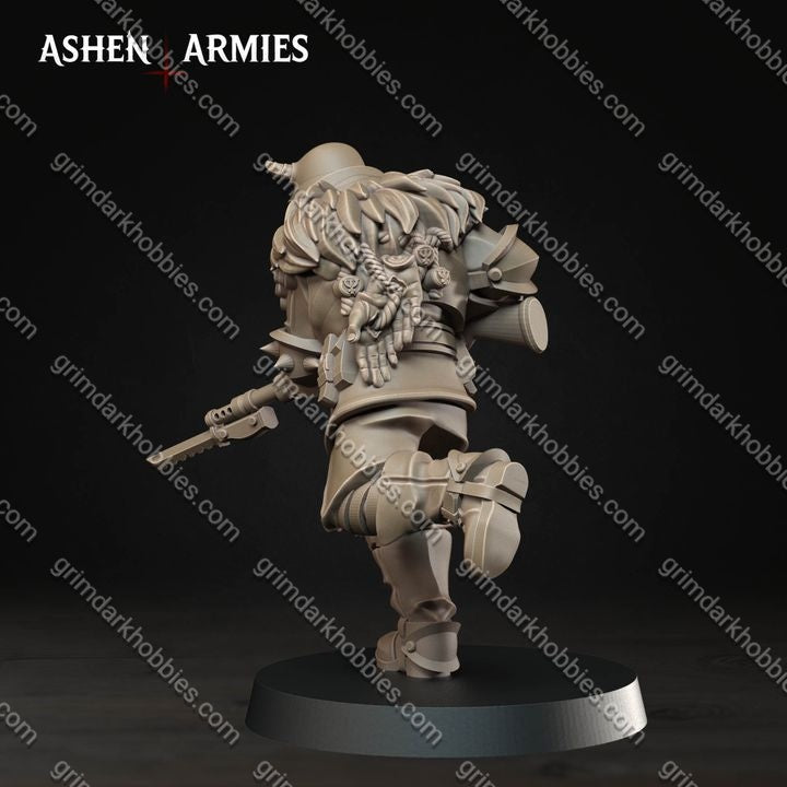 Ashen Armies Hellbound Apostasy Heretic Troopers – 32mm Ready-to-Ship 3D Printed Resin Miniatures