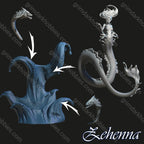 Dungeons & Maidens Zehenna 32/75mm 3D Resin Miniature