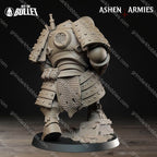 Ashen Armies Holy Shogunate Mechanized Infantry
– 32mm Ready-to-Ship 3D Printed Resin Miniature