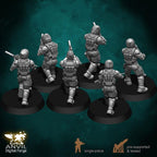 Anvil HiTech Sneaking Suits 28/32mm 3D Resin Miniatures Single-Piece