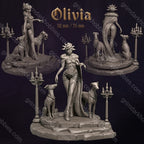 Dungeons & Maidens Olivia 32/75mm 3D Resin Miniature