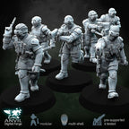Anvil HiTech Sneaking Suits 28/32mm 3D Resin Miniatures Modular