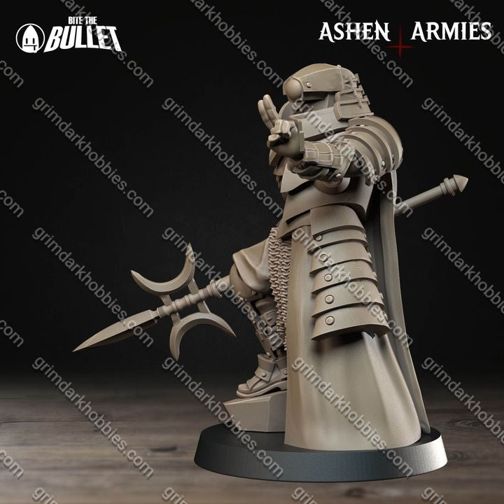 Ashen Armies Holy Shogunate Observer
– 32mm Ready-to-Ship 3D Printed Resin Miniature