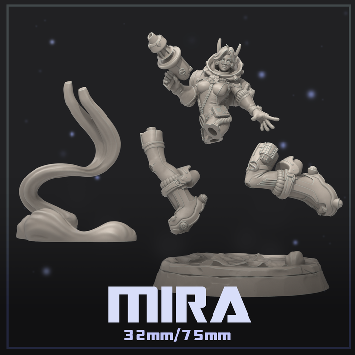 Dungeons & Maidens Mira 32/75mm 3D Resin Miniature