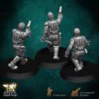 Anvil HiTech Sneaking Suits 28/32mm 3D Resin Miniatures Single-Piece
